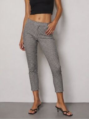 Moschino Cheap & Chic Checkered Capri Pants